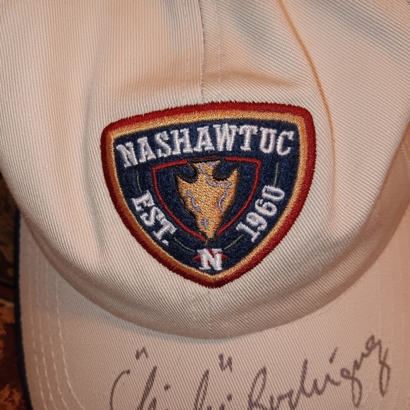 Ahead Headwear Hat Autographed By Chi Chi Rodriguez Nashawtuc FleetBostonClassic - Picture 3 of 7